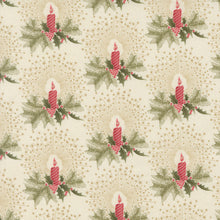 Candlelight Christmas Cream Blender Cotton Fabric
