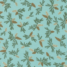 Good News, Great Joy Frost Pinecones Cotton Fabric