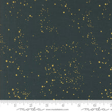 Old World Yuletide Speckled Sky Midnight Gold Shimmer Blender Cotton Fabric
