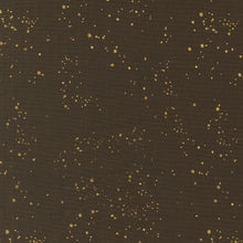Old World Yuletide Speckled Sky Espresso Gold Shimmer Blender Cotton Fabric