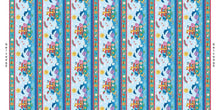 Noah and Friends Border Stripe Cotton Fabric
