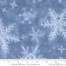Winter Chill Snowflakes Shibori Cotton Fabric