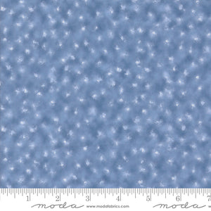 Winter Chill Starry Night Dots Shibori Cotton Fabric