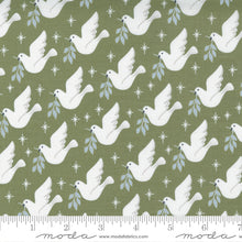 Christmas Morning Doves of Peace Pine Cotton Fabric