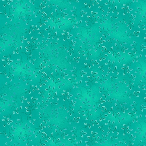 Jade Vines Cotton Fabric