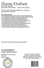 Choose Kindness Quilt Pattern