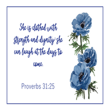 Woman of Faith Scripture Verse 6 inch Mini Fabric 5 Panel set