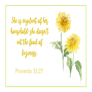 Woman of Faith Scripture Verse 6 inch Mini Fabric 5 Panel set