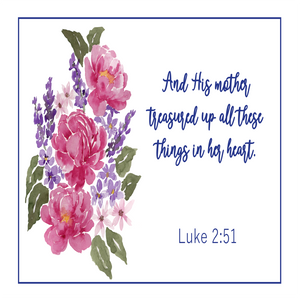 Woman of Faith Scripture Verse 6 inch Mini Fabric 5 Panel set