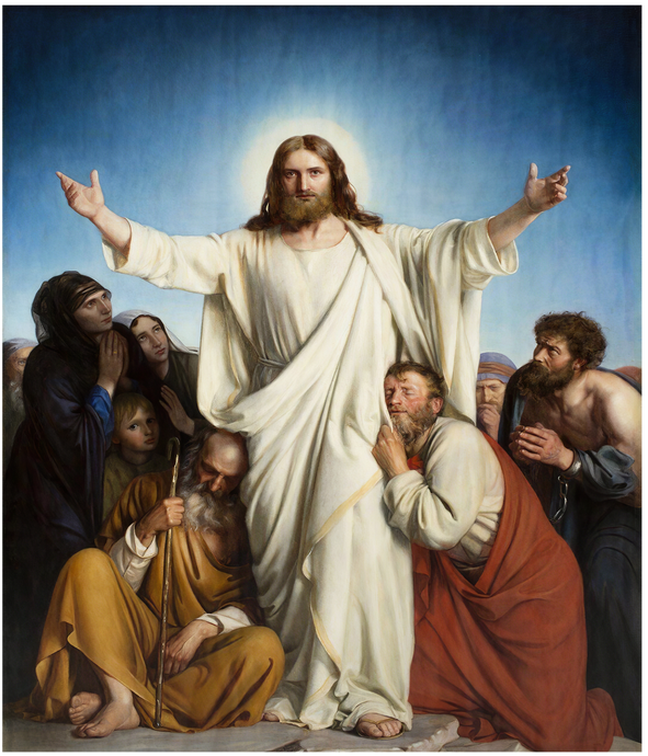 Masterpieces: Christus Consolator Cotton Fat Quarter Panel