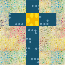 DIGITAL The Old Rugged Cross Songs of Faith Quilt Block PDF Pattern