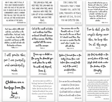 Baby & Kids Themed Scripture Charm Square 16pc set