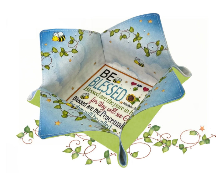 NEW Be Blessed Tulip Topped Fabric Box Kit