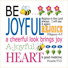 Be Joyful Philippians 4:4 Be Still Psalm 46:10 Wall Hanging Project Set