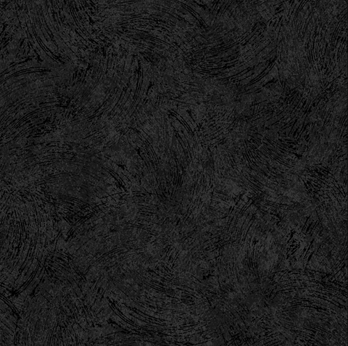 Black Brushstroke Texture Cotton Fabric