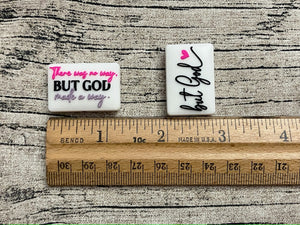 There Is No Way But God Focal Bead