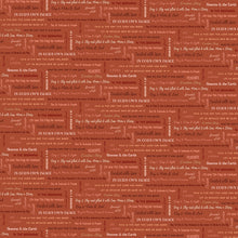 Created with Love It Is Written Clay Cotton Fabric