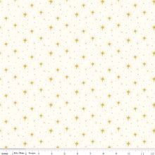 Come Let Us Adore Him Stars Cloud Cotton Fabric