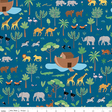 Two By Two Main Blue Cotton Fabric