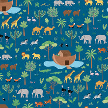 Two By Two Main Blue Cotton Fabric