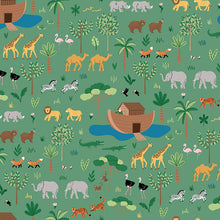 Two By Two Main Green Cotton Fabric