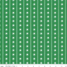 Two By Two Happy Rays Green Cotton Fabric