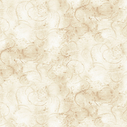 Painter's Swirl Parchment Blender Cotton Fabric