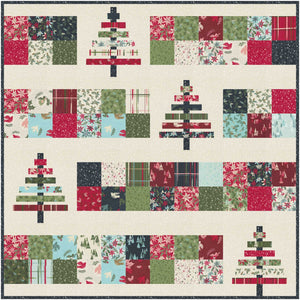 Christmas Trio Quilt, Runner & Placemat Pattern Set