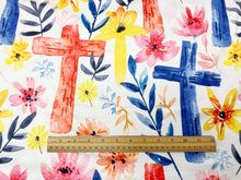 Colorful Crosses NO-SEW Premium Fleece Blanket KIT