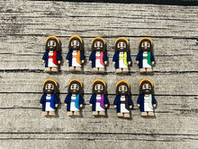 Colorful Jesus Soft Touch Mini Figurine 10pc Set
