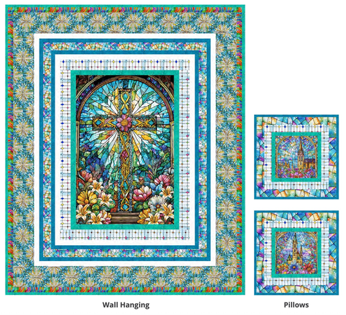Faith Colors of Hope Wall Hanging & Pillows KIT