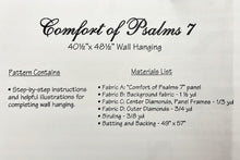Comfort of Psalms 7 Quilt Pattern & Fabric Panel Kit