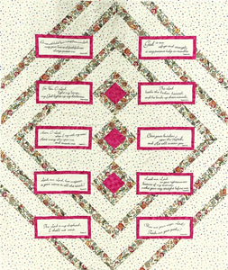 Comfort of Psalms 7 Quilt Pattern & Fabric Panel Kit