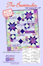 Comfort of Psalms BEATITUDES Quilt Pattern & Fabric Panel Kit