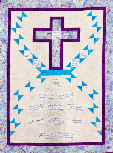 Comfort of Psalms III Quilt Pattern & Fabric Panel Kit