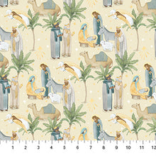 The Nativity Scenic Cream Cotton Fabric