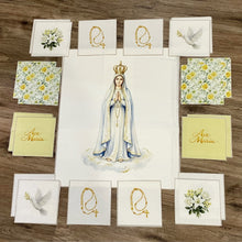 Our Lady of Fatima Cotton Fabric Panel & Charm Squares Set