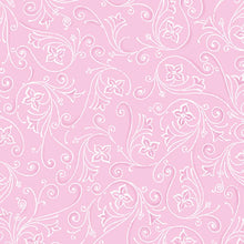 Fields of Faith Pink Scroll Cotton Fabric