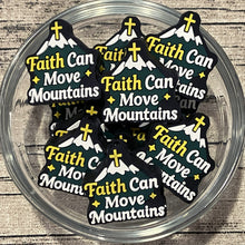 Faith Can Move Mountains Silicone Focal Bead