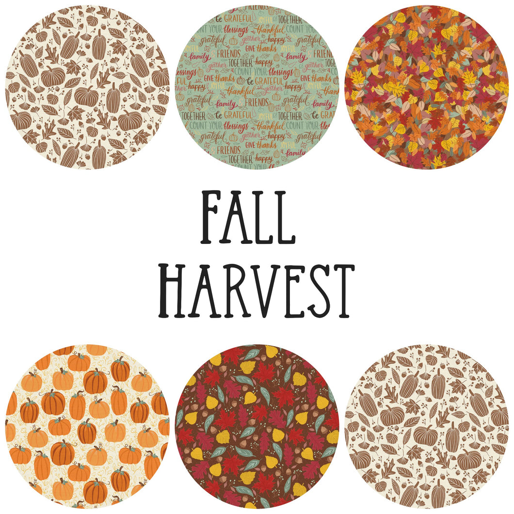 Fall Harvest Cotton Fat Quarter Bundle