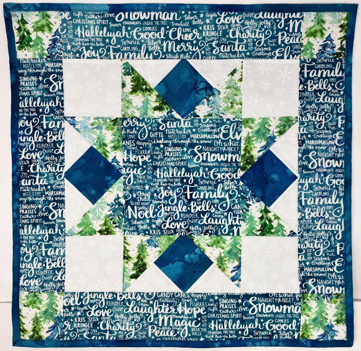 DIGITAL Floating Star Table Topper PDF Pattern – Heavenly Fabric Shop