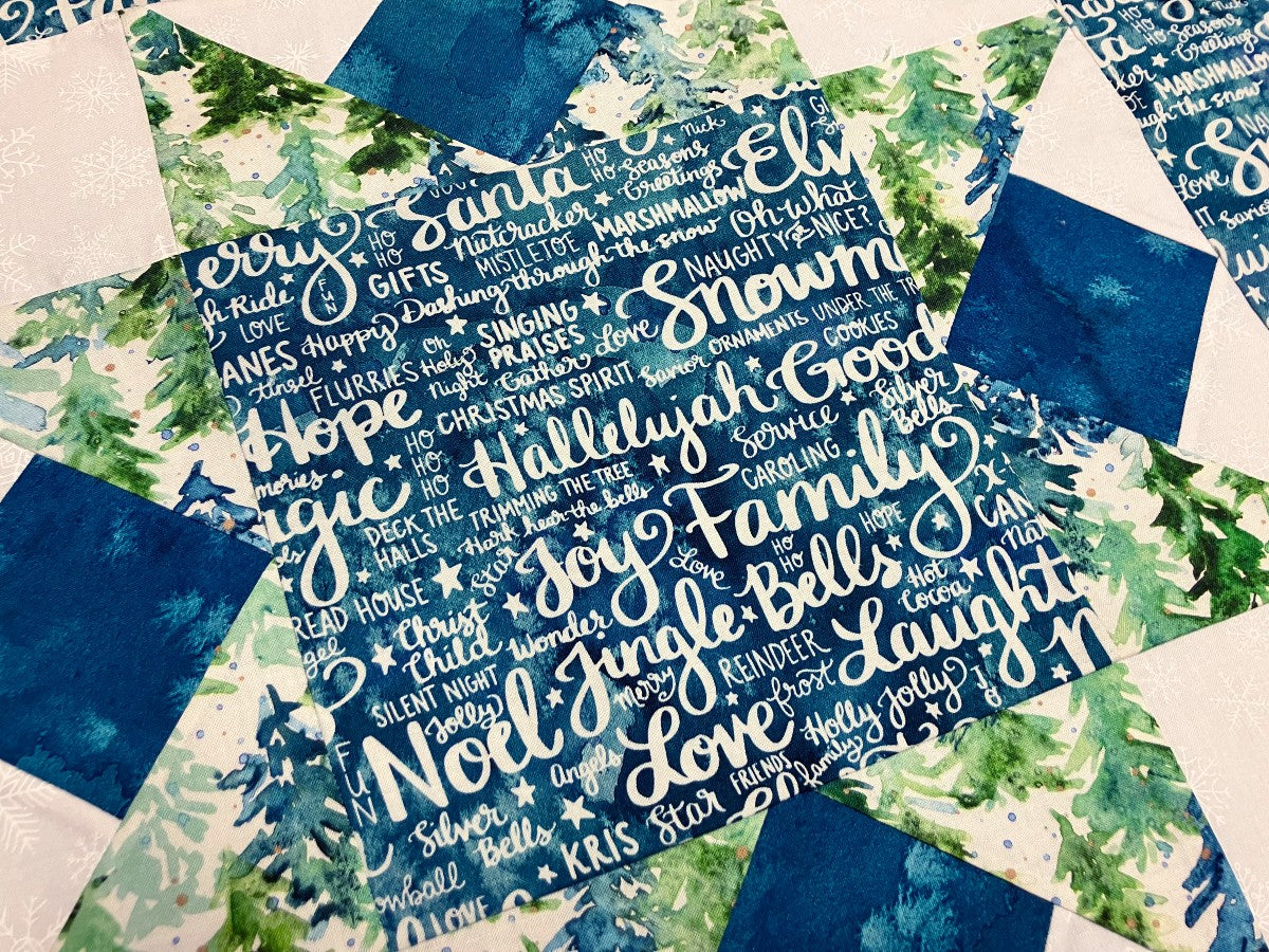 DIGITAL Floating Star Table Topper PDF Pattern – Heavenly Fabric Shop