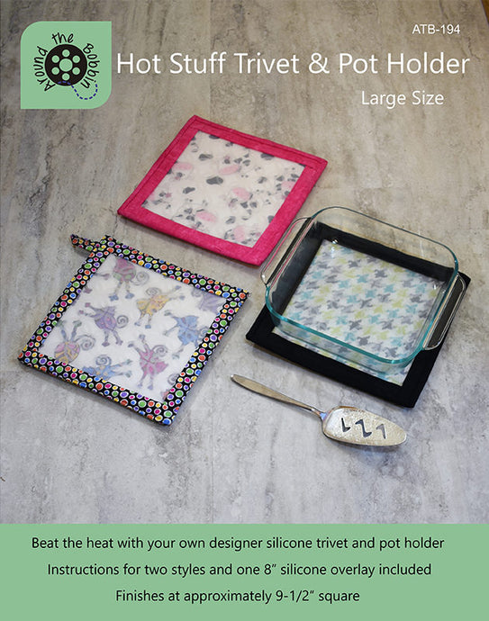 Hot Stuff Silicone Large Trivet Pot Holder KIT