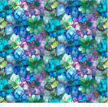 Gigi In The Garden Stained Glass Succulents Cotton Fabric