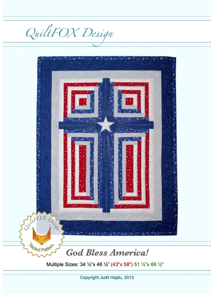 God Bless America Quilt Pattern Multi Sizes Heavenly Fabric Shop god-bless-america-quilt-pattern-multi-sizes-heavenly-fabric-shop