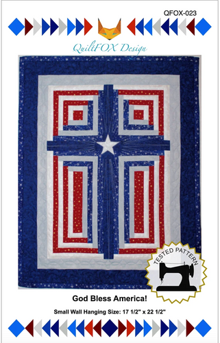 God Bless America Quilt SMALL Pattern