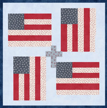 God and Country Cross Wall Hanging Quilt KIT