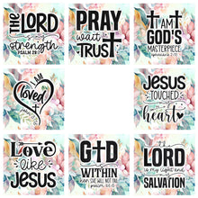 God's Masterpiece Faith Scripture Squares 8pc Mini Panel Set