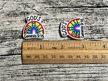 God's Promise Genesis 9:16 Silicone Focal Bead
