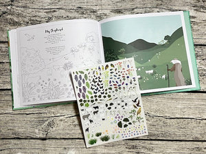 God's Wonderful World Coloring & Sticker Book